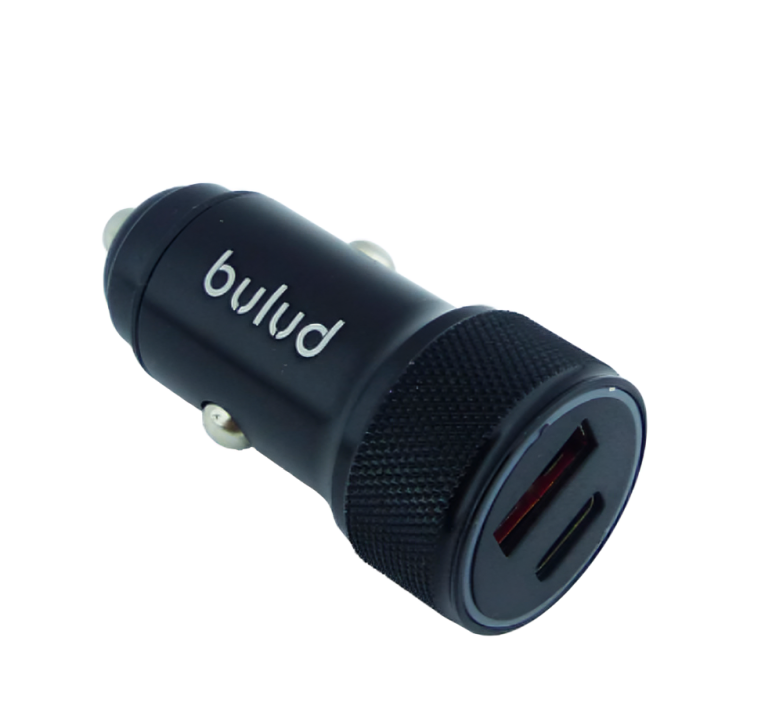 CARGADDOR 1 USB Y 1 PD TYPE-C 38W 12V BULUD C05 -0
