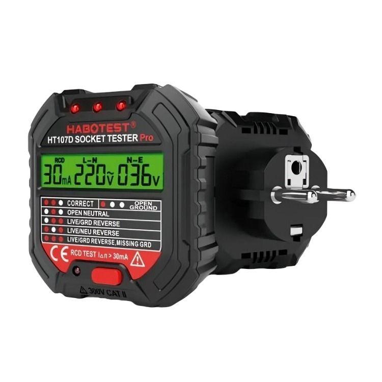 Probador Diferencial Tester De Enchufes-1