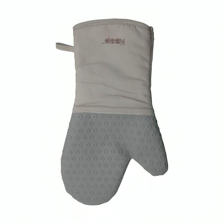 GUANTE DE COCINA KEEP Antideslizantes Resistentes Al Calor  GRIS-1