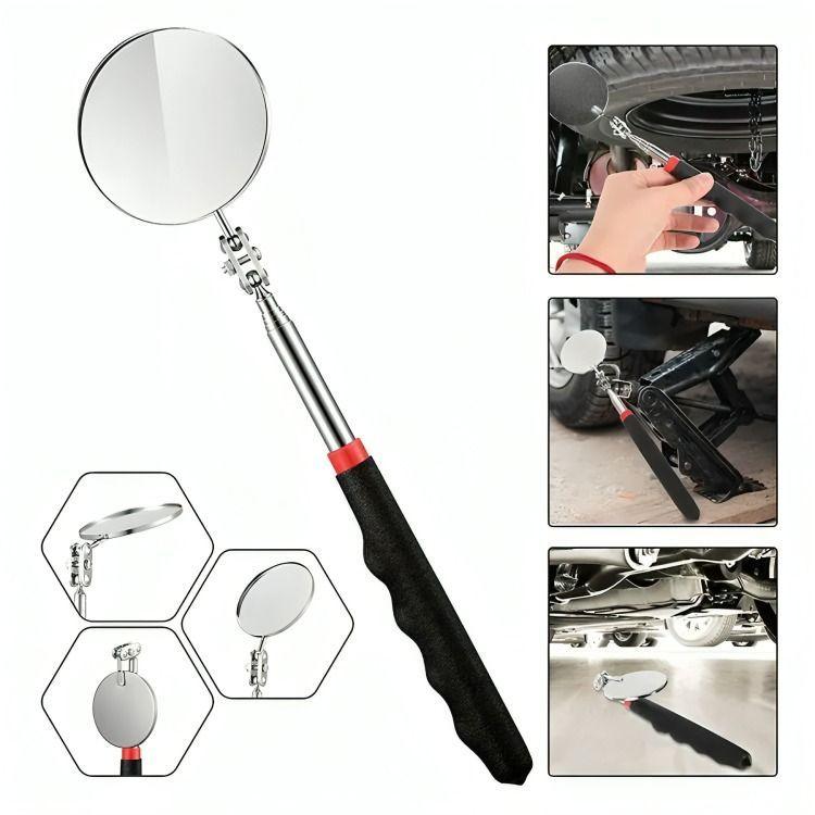 Set De Inspeccion Automotriz Espejo E Imán Telescopico 4 Pzs-2