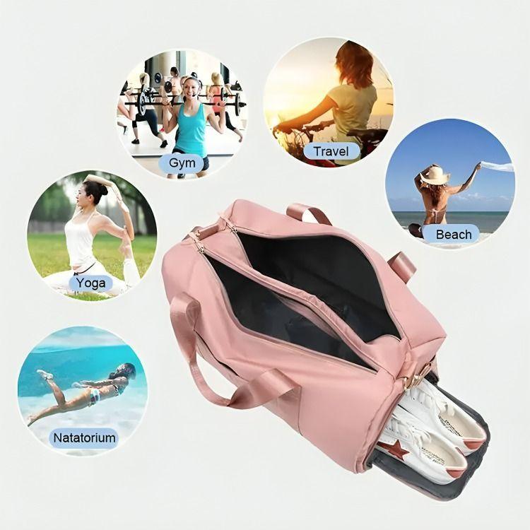 Bolsa Deportiva Gran Capacidad Para Gym, Viajes Impermeable-2