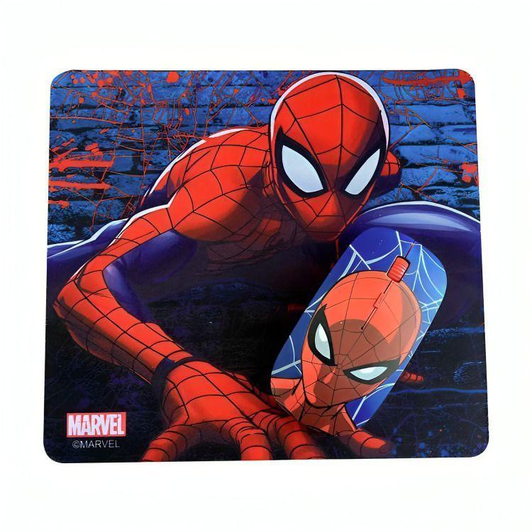 KIT MOUSE INALAMBRICO Y MOUSE PAD SPIDERMAN 2 -2