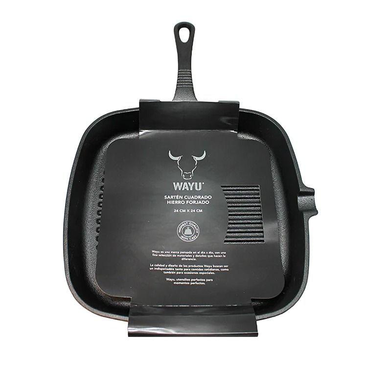 Sarten Cuadrado Wayu Iron Cast-2