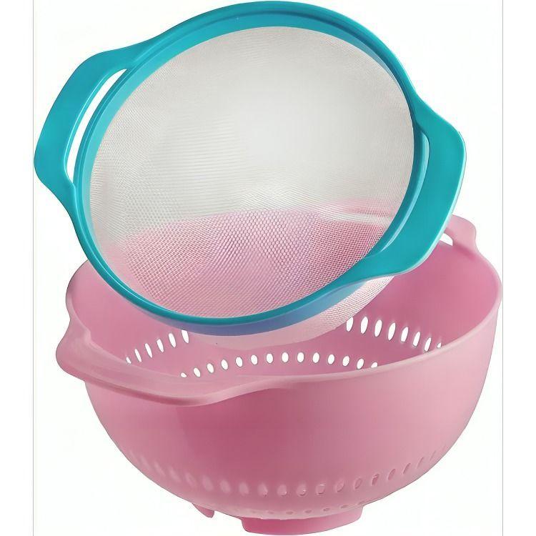 Set De Tazas Medidoras Cernidor Colador Bowl Cocina-5