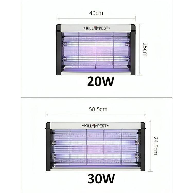 Lámpara Uv Eléctrica Mata Mosquitos Moscas Insectos 20w-2