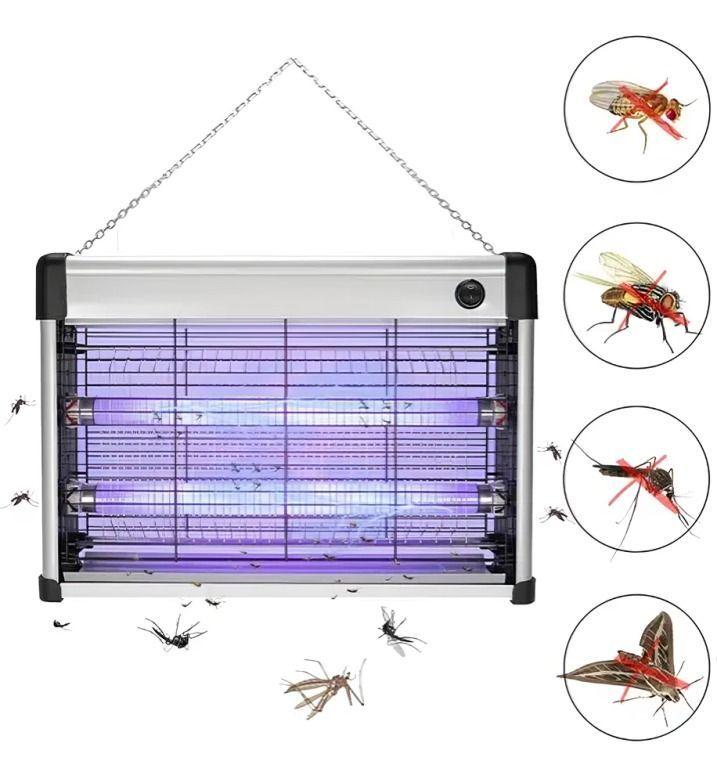 Lámpara Uv Eléctrica Mata Mosquitos Moscas Insectos 20w-4