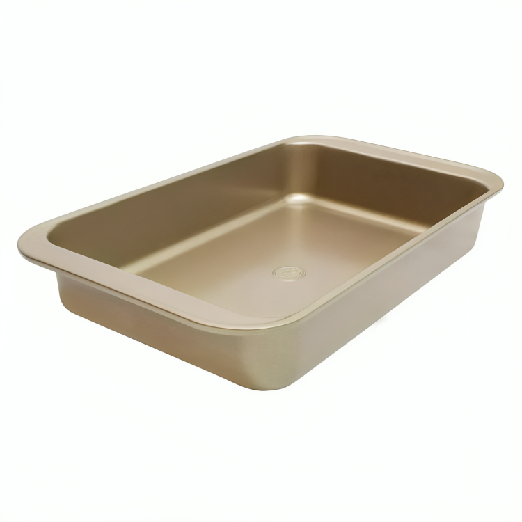 Molde Asadera 33×19 cm Non Stick Gold-0