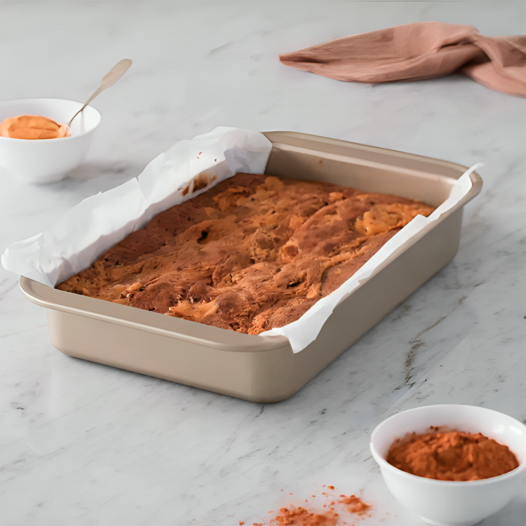 Molde Asadera 33×19 cm Non Stick Gold-2