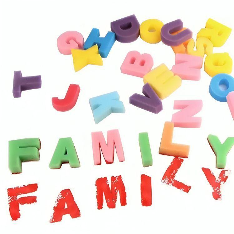 Set De Arte 51 Pzs Para Pintar Para Niños Esponjas Figuras-2