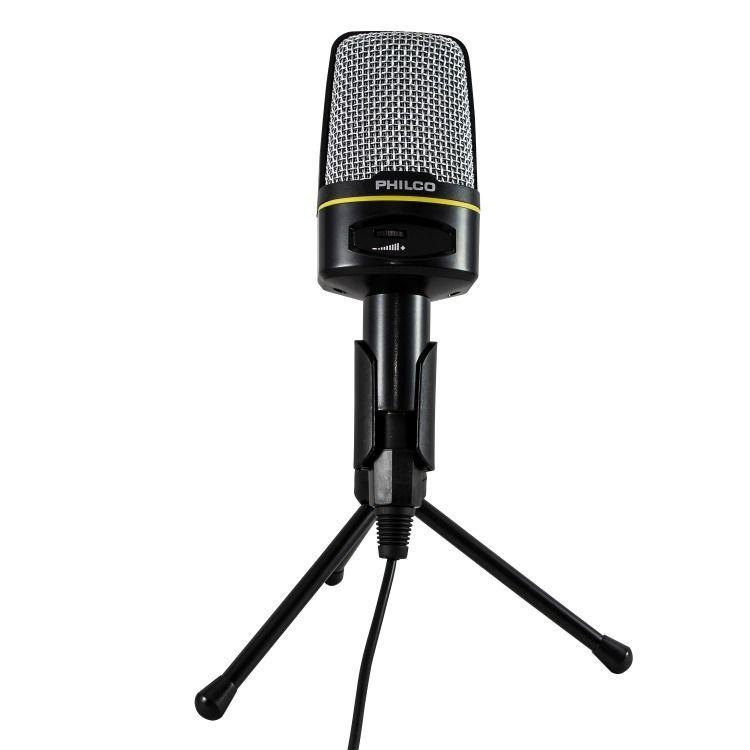 MICROFONO CONDENSADOR GAMER/STREAMER C/TRIPODE-2