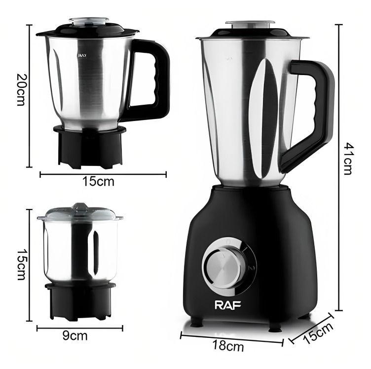 LICUADORA VASO ACERO INOXIDABLE RAF R-2843-2