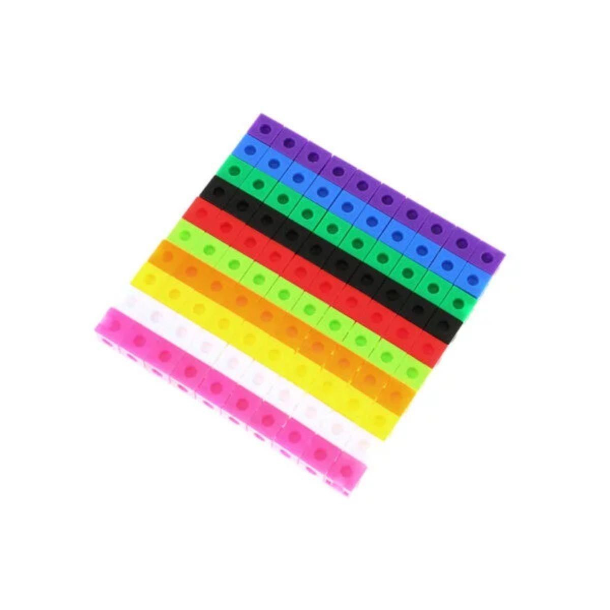 Cubos Unifix Multiencaje 100 Cubos-1