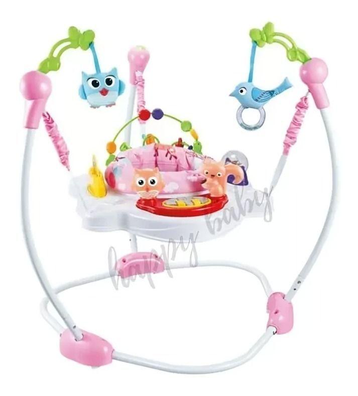 Baby Jumper Musical Multifuncion Rosado-0