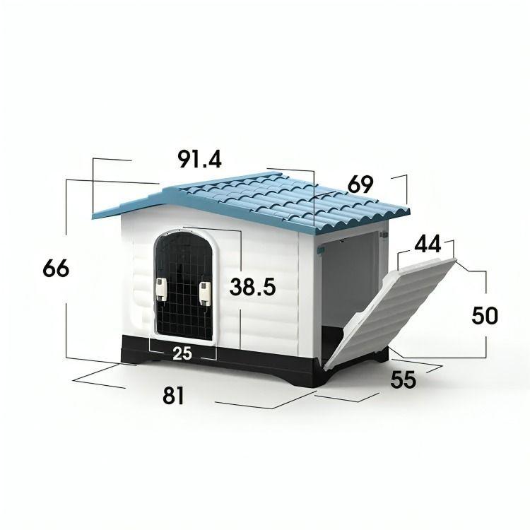 Casa Para Perro Mascotas Exterior E Interior Impermeable-5