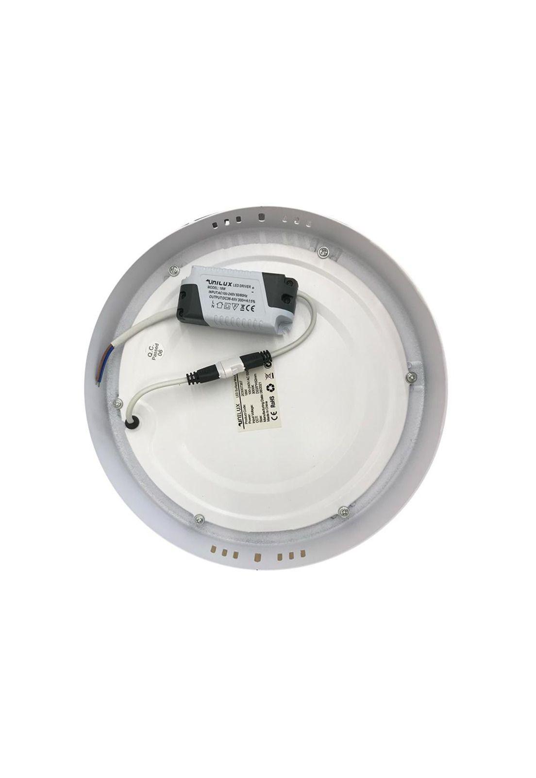 Panel Led Circular Luz Cálida Blanco-3