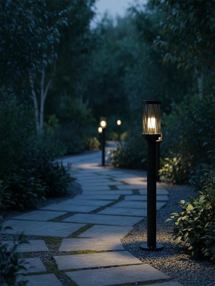 Farol Poste 80Cms Sconza Negro-2