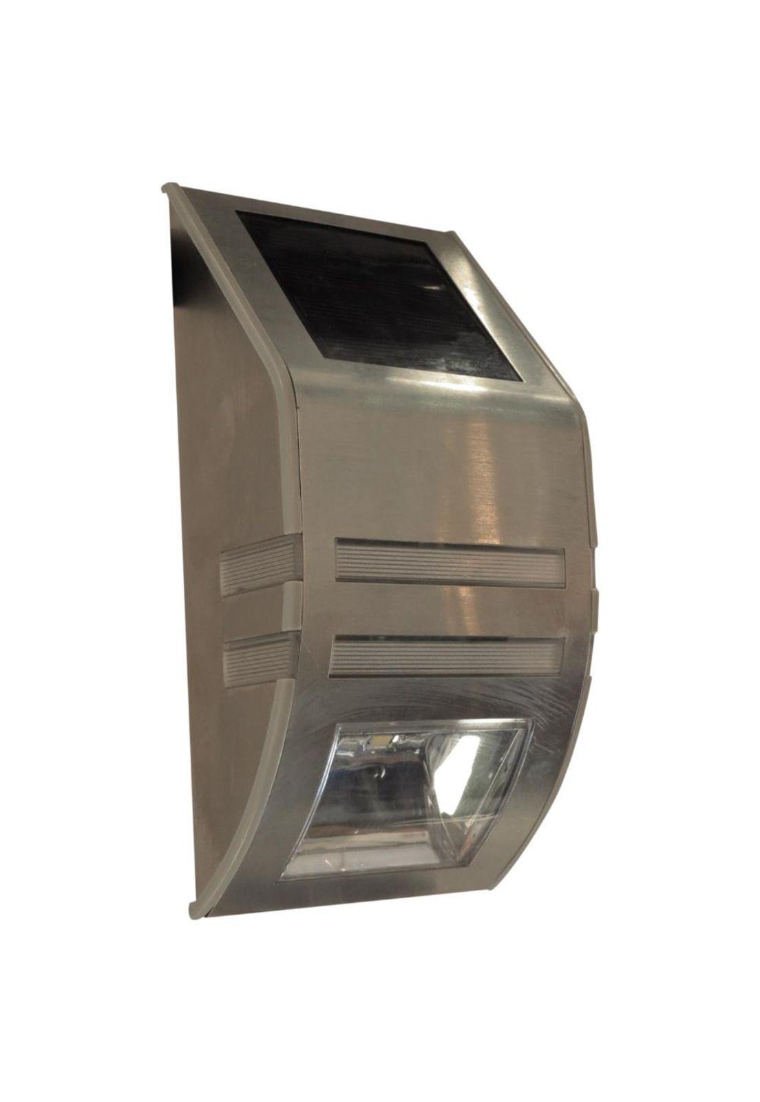 Aplique Muro Exterior Led Solar 0,4w 6 Luces Acero Inoxidable-4