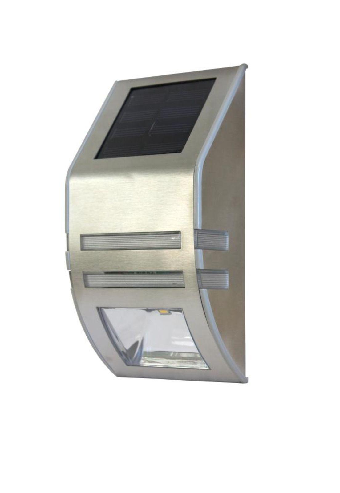 Aplique Muro Exterior Led Solar 0,4w 6 Luces Acero Inoxidable-8