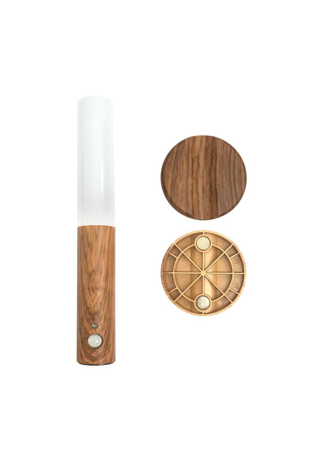 Antorcha Madera LED Recargable Con Sensor-6