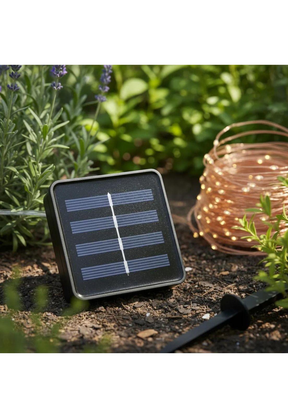 Guirnalda Cordel Solar Luz Calida 20m-4