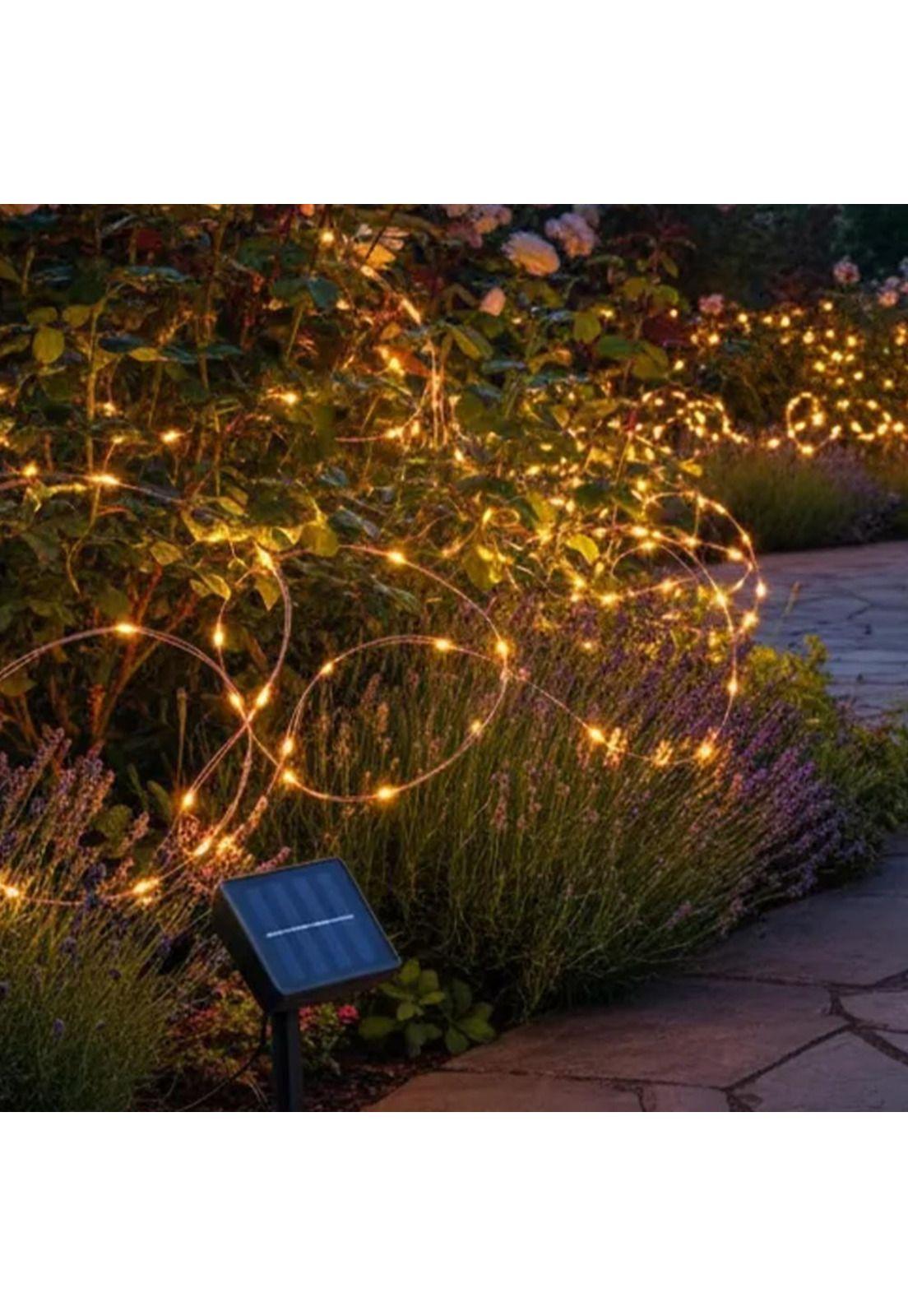 Guirnalda Cordel Solar Luz Calida 20m-5