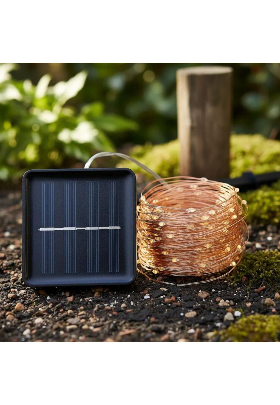 Guirnalda Cordel Solar Luz Calida 20m-6