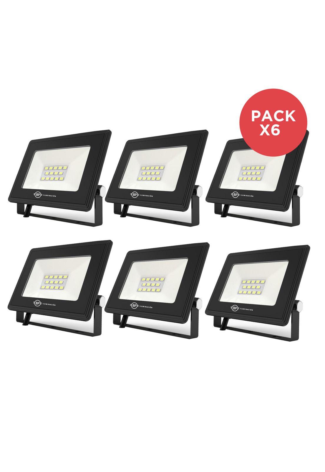 Pack 6 proyectores LED 10W Luz Blanco Neutro-0