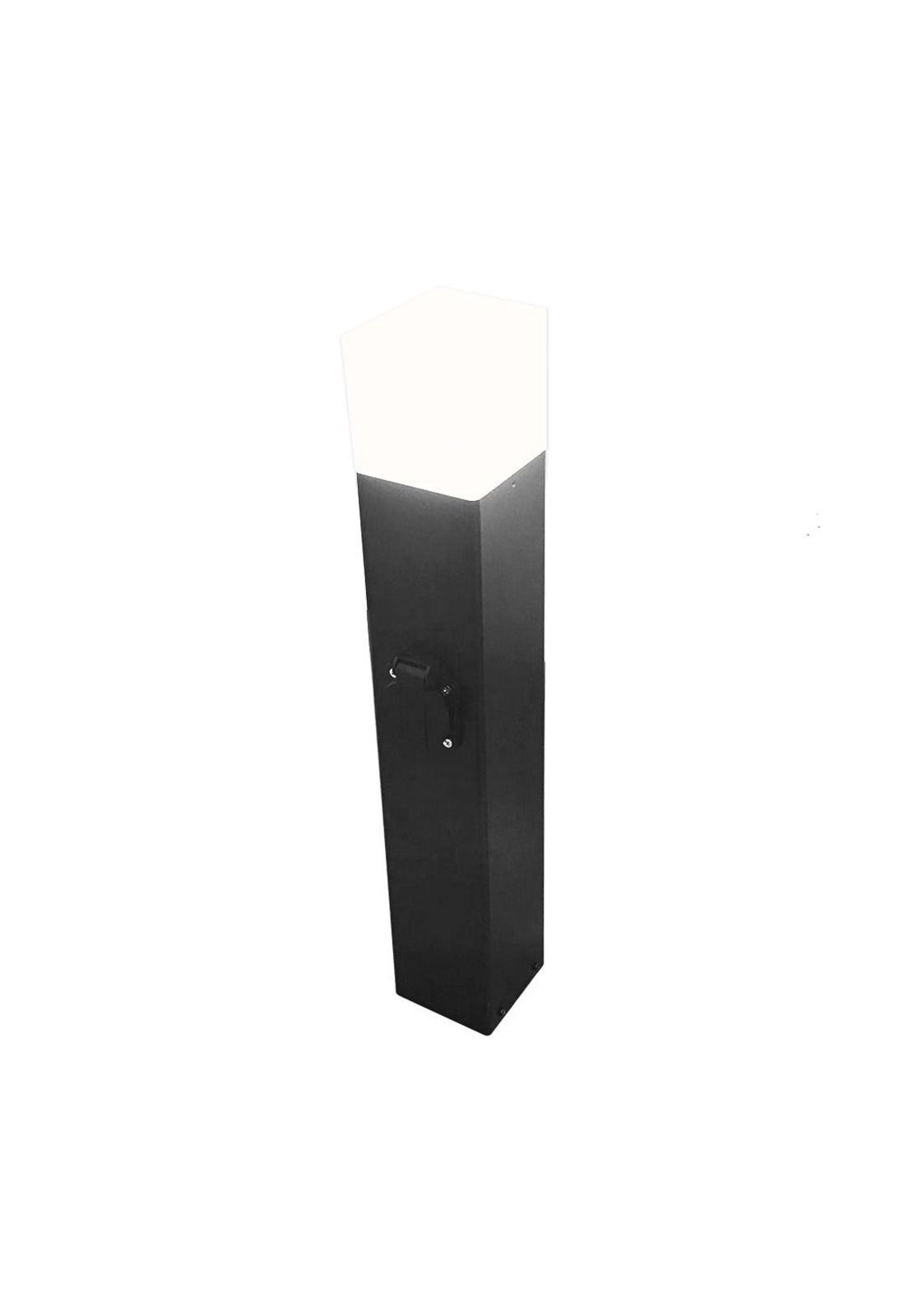 Farol Poste 50Cm Praza Negro-2