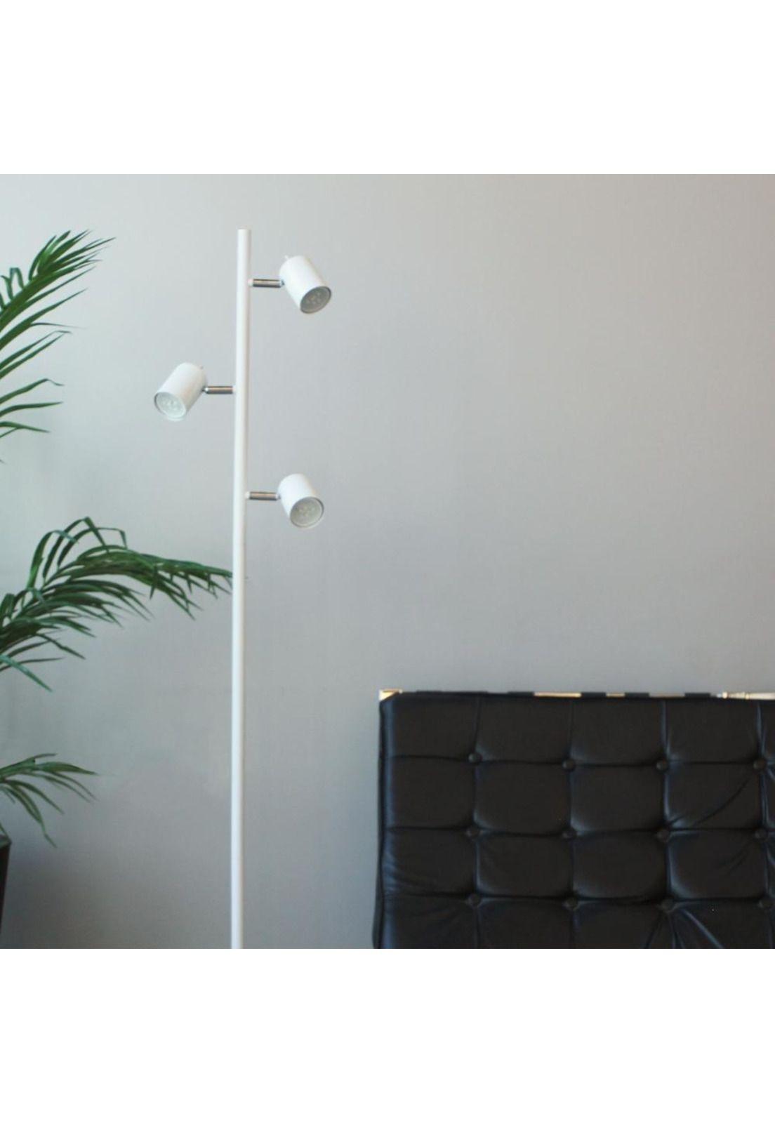 Lámpara De Pie Silo 3 Luces Blanco-4