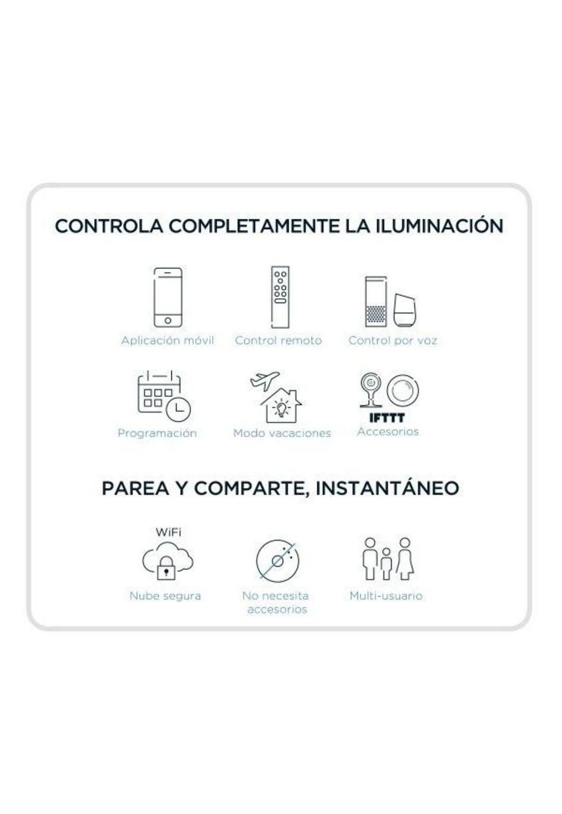 Aplique Spica Led Wiz 16w Lutec Luz Cálida Exterior Gris-2
