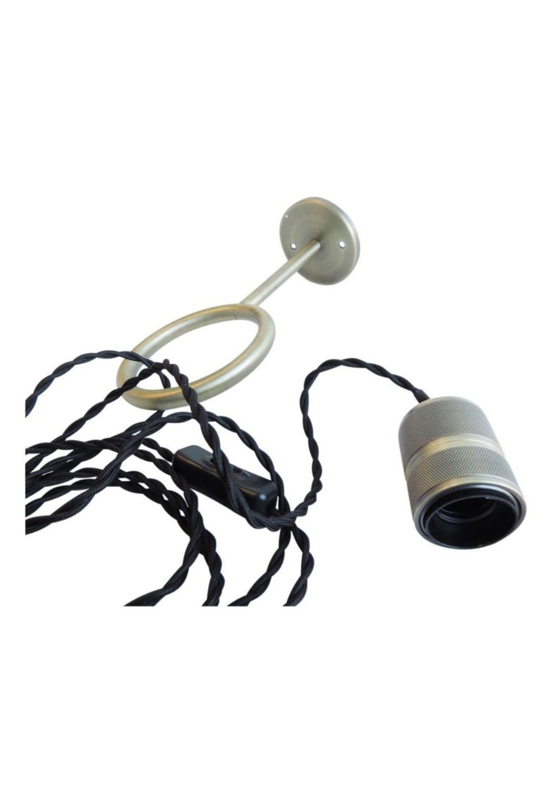 Aplique Lowell 1 Luz Negro Ajustable D12,5cm-2