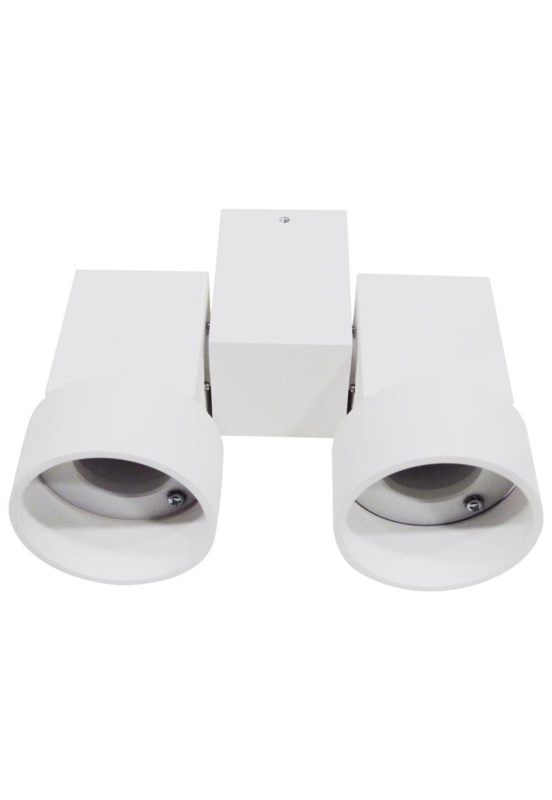 Lámpara Foco Sobrepuesto 2 Luces Ox1b Blanco Mate-1