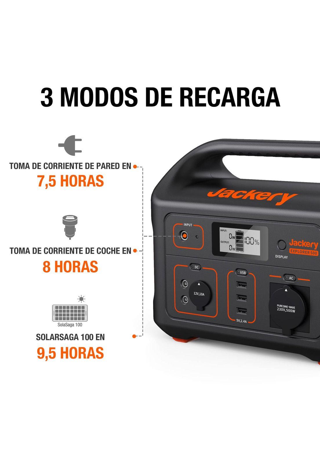 Jackery Explorer 500 Estación de Energía Portátil-6