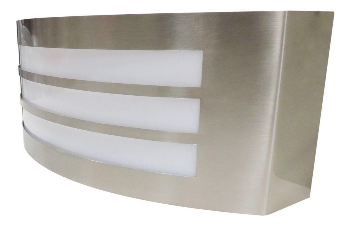 Aplique Wind Straps Acero Inoxidable Policarbonato Ip44 E27-2