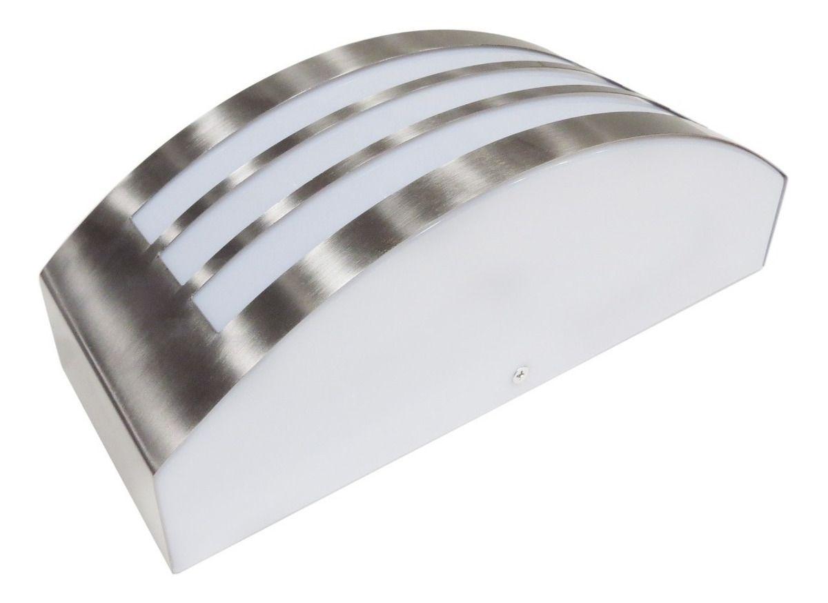 Aplique Wind Straps Acero Inoxidable Policarbonato Ip44 E27-4