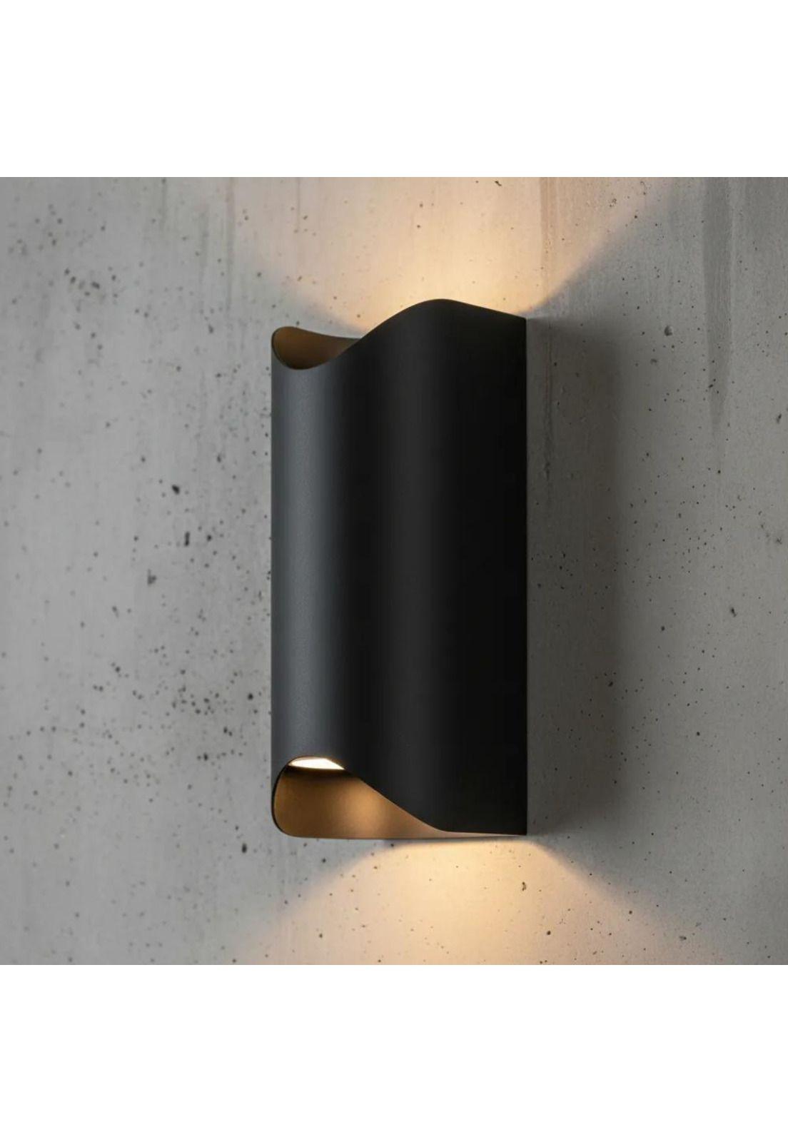 Aplique Traffic Aluminio Negro Bidireccional Ip44-2