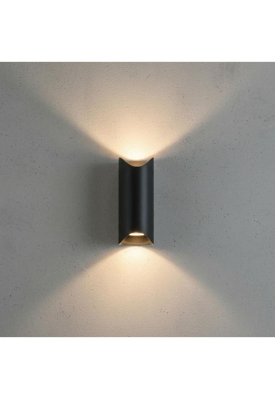 Aplique Traffic Aluminio Negro Bidireccional Ip44-6