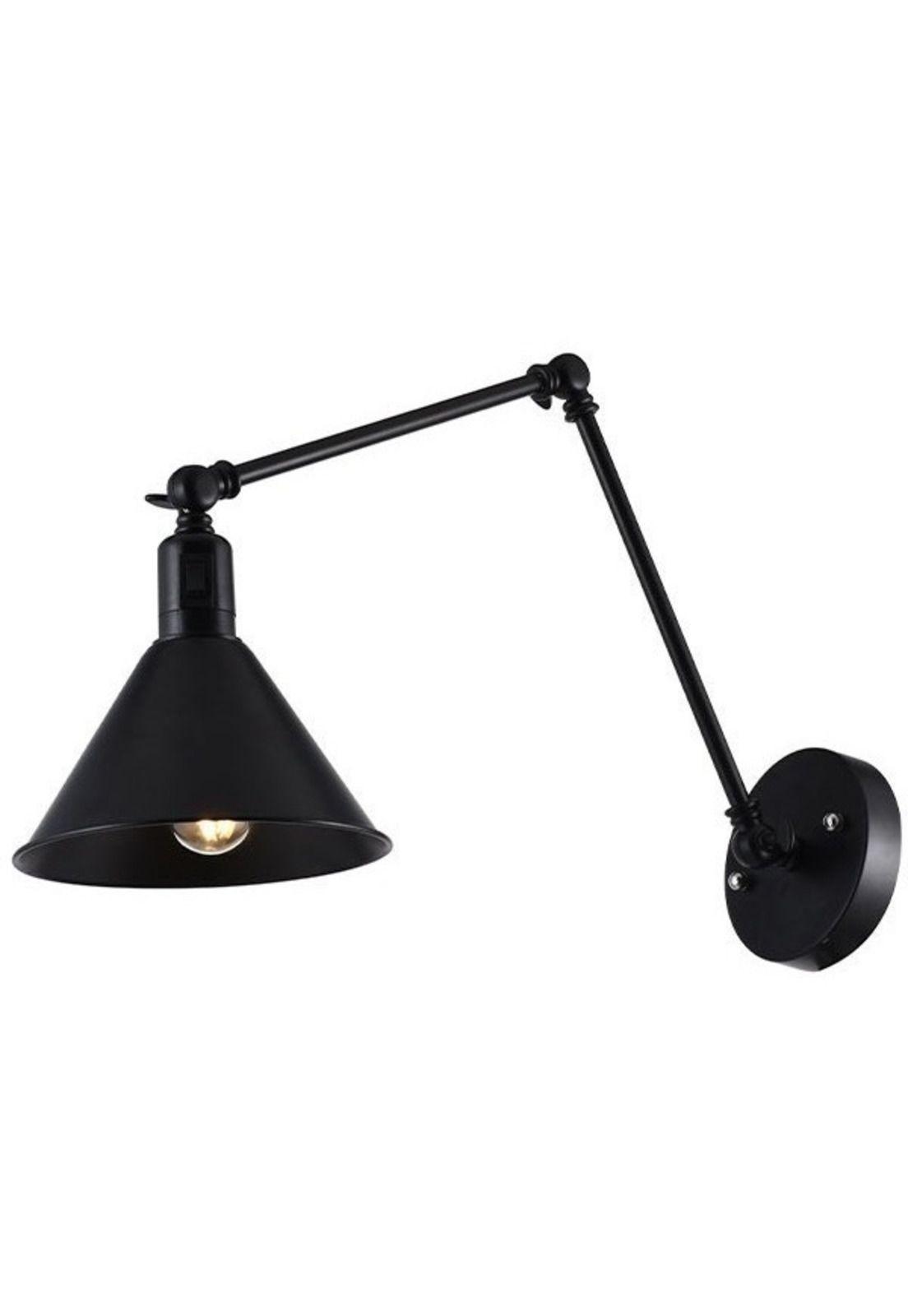 Aplique Orne Negro Mate D18cm E27-0