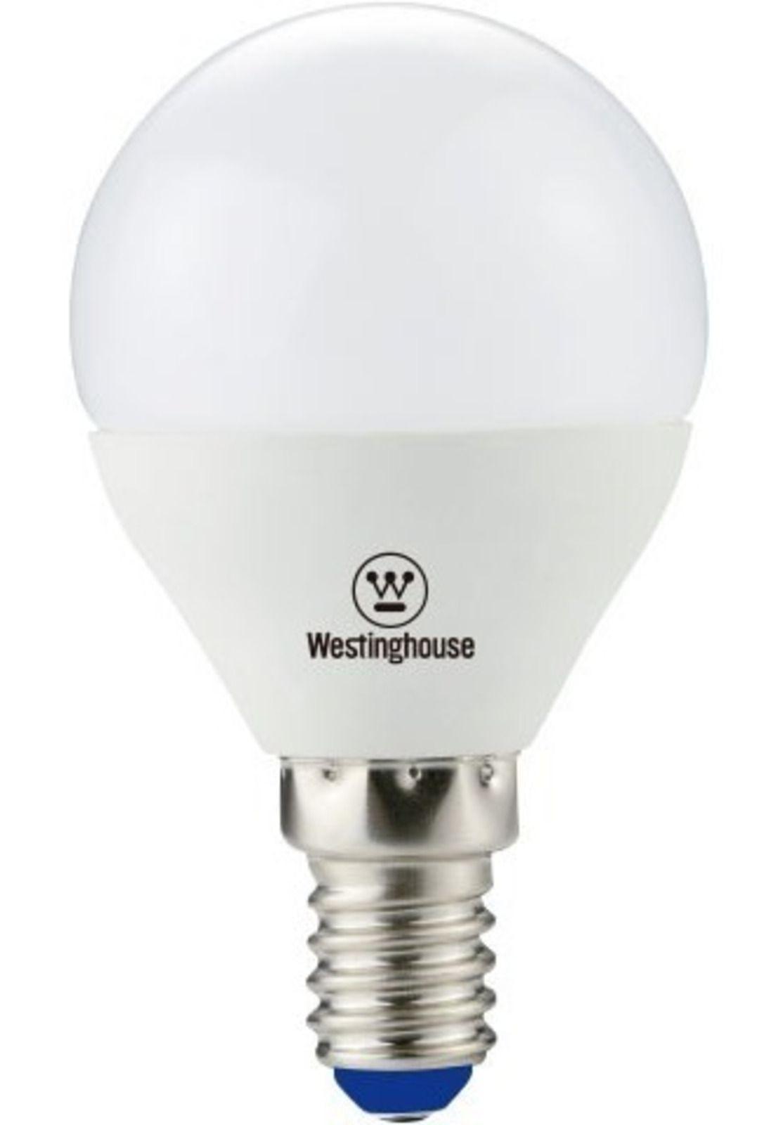 Ampolleta Led Mini Bola 4w Luz Cálida Plast E14-0