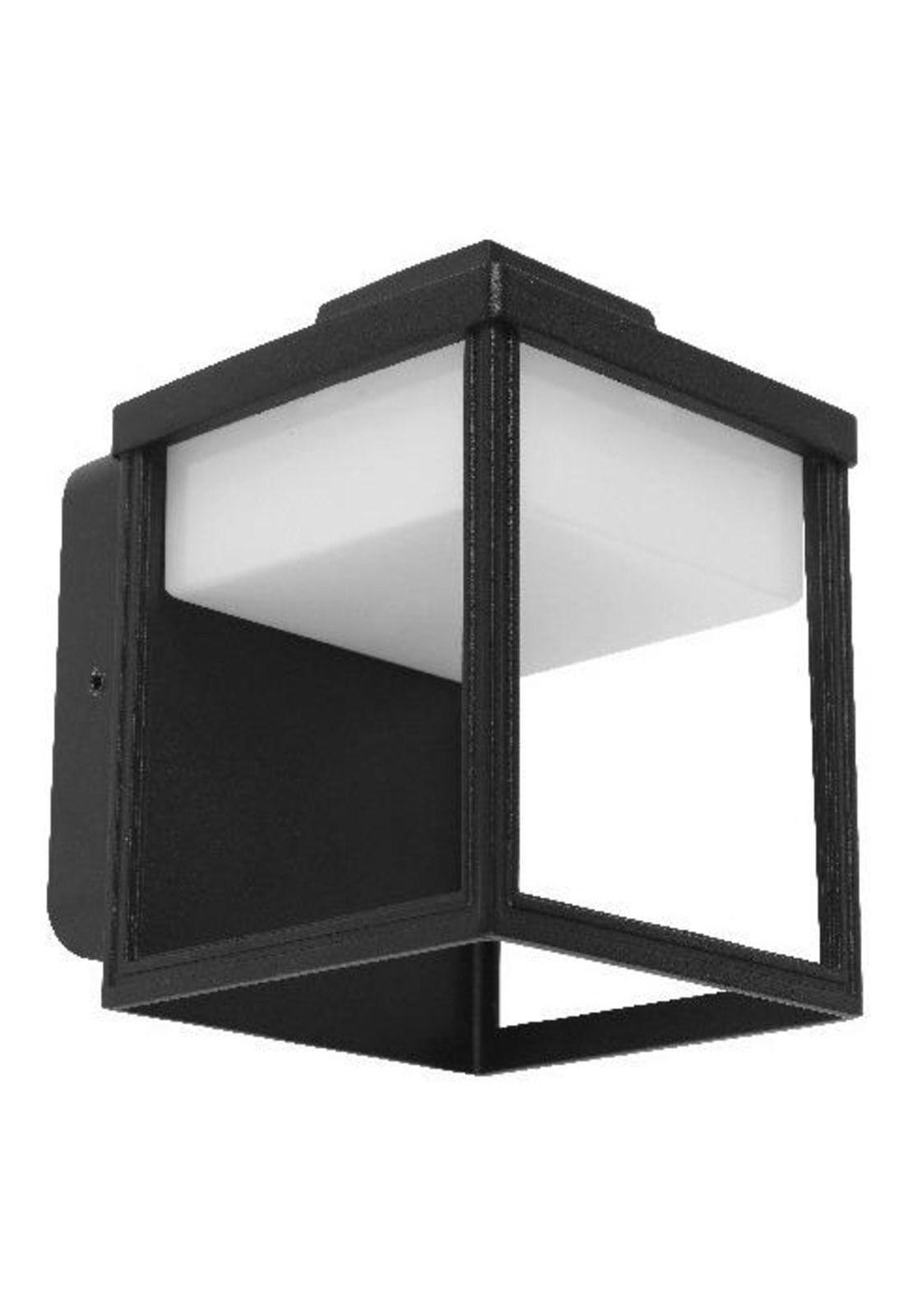 Aplique 2401s Lutec Led Luz Cálida Ip54 Negro-0
