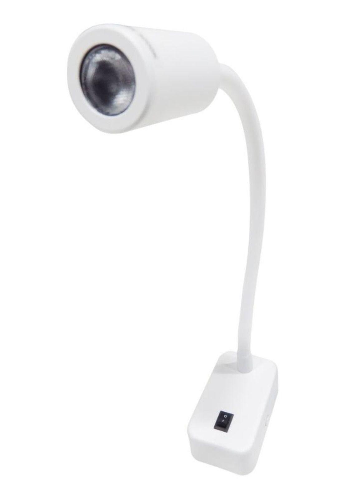 Aplique Lectura Led Soft Blanco Con Switch 3w Luz Cálida-2