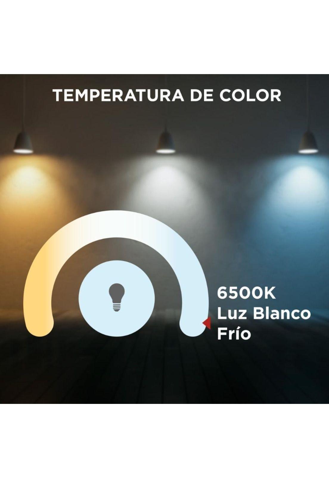 Panel LED Circular Empotrado 18W Luz Blanco Frío-2