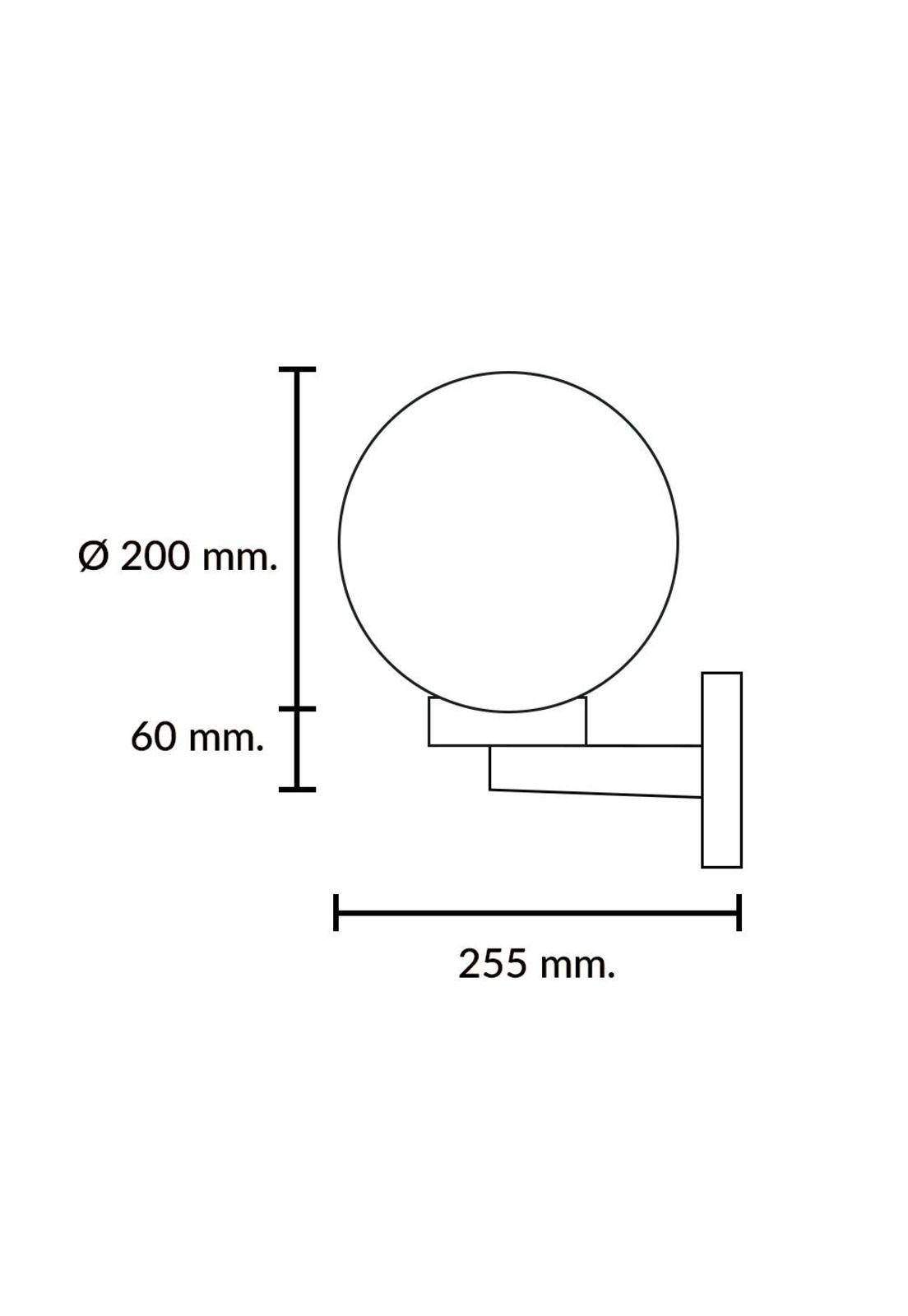 Aplique Mar Globo Policarbonato Ip44-4
