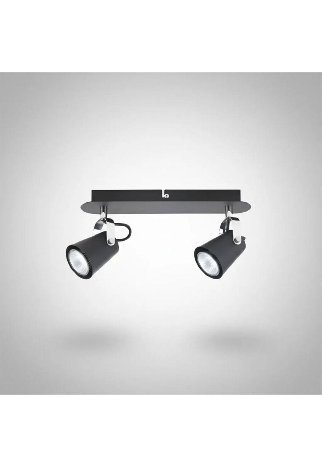 Barra 2 Luces Aurus Negro Mate-3