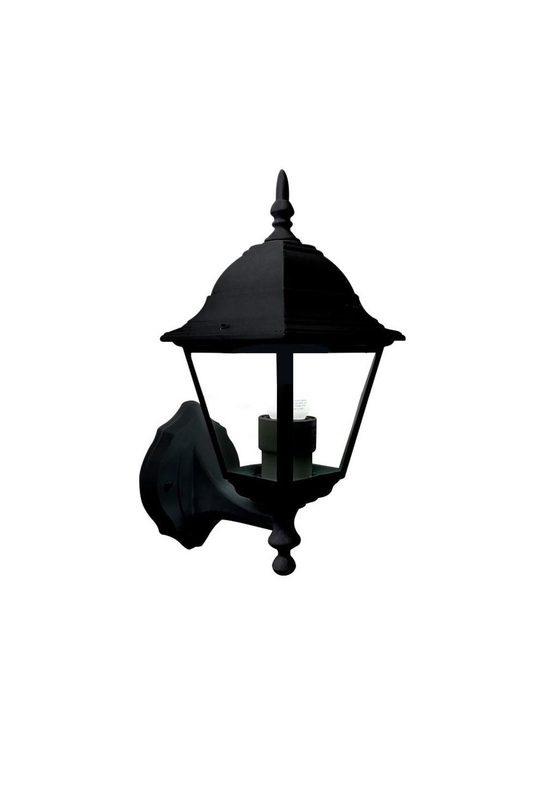 Farol Chapa 4 Caras Sujeción Inferior Negro Ip44-2