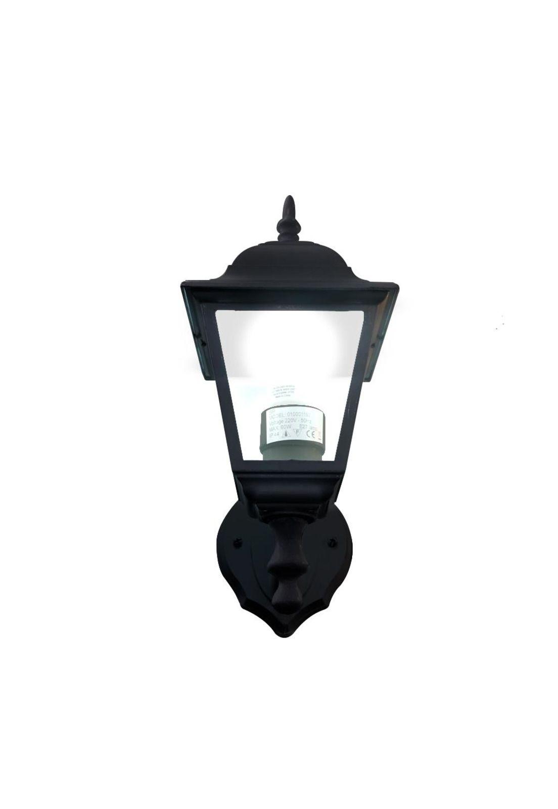 Farol Chapa 4 Caras Sujeción Inferior Negro Ip44-3