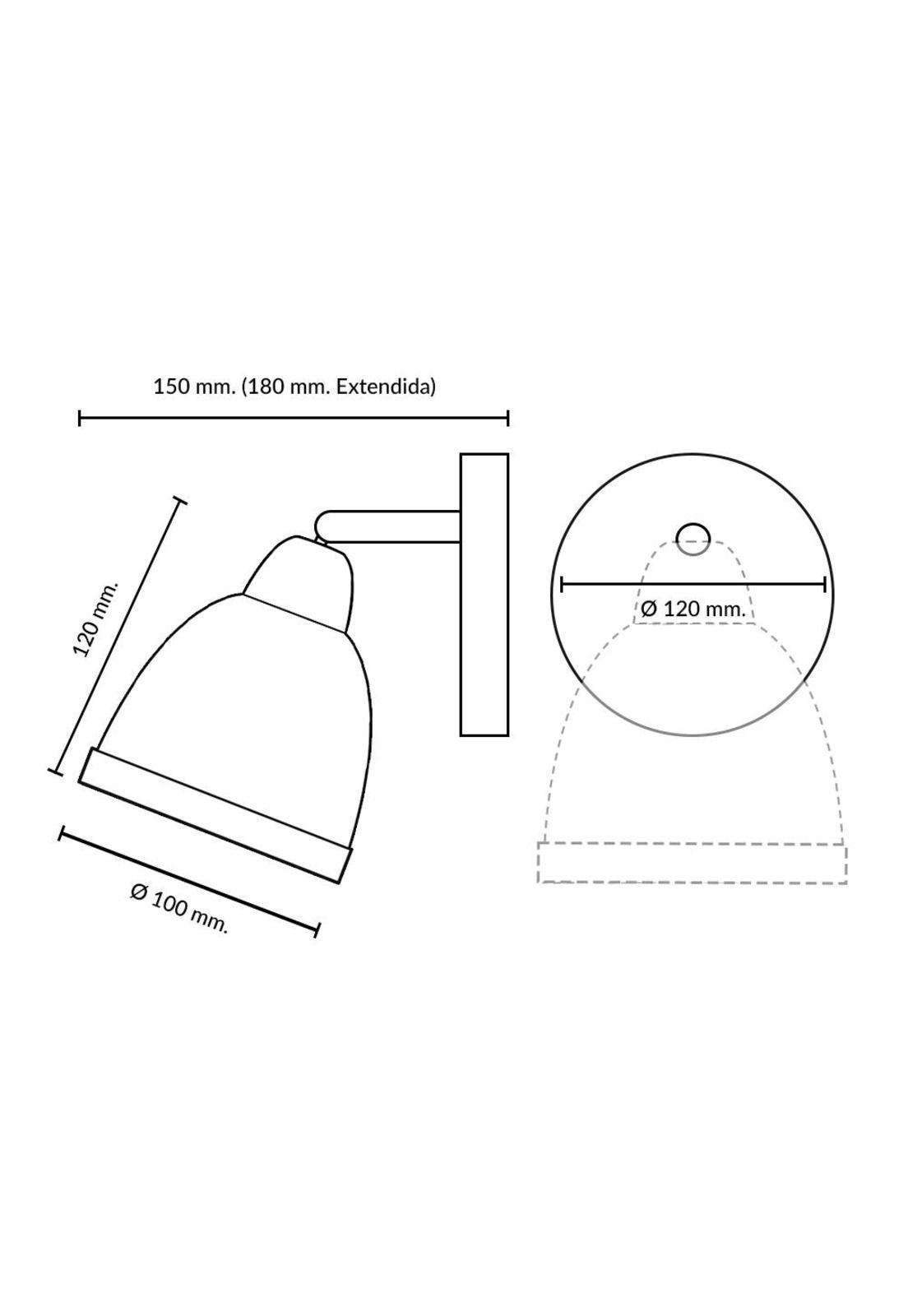 Foco Sobrepuesto Mavat Natural E14-4
