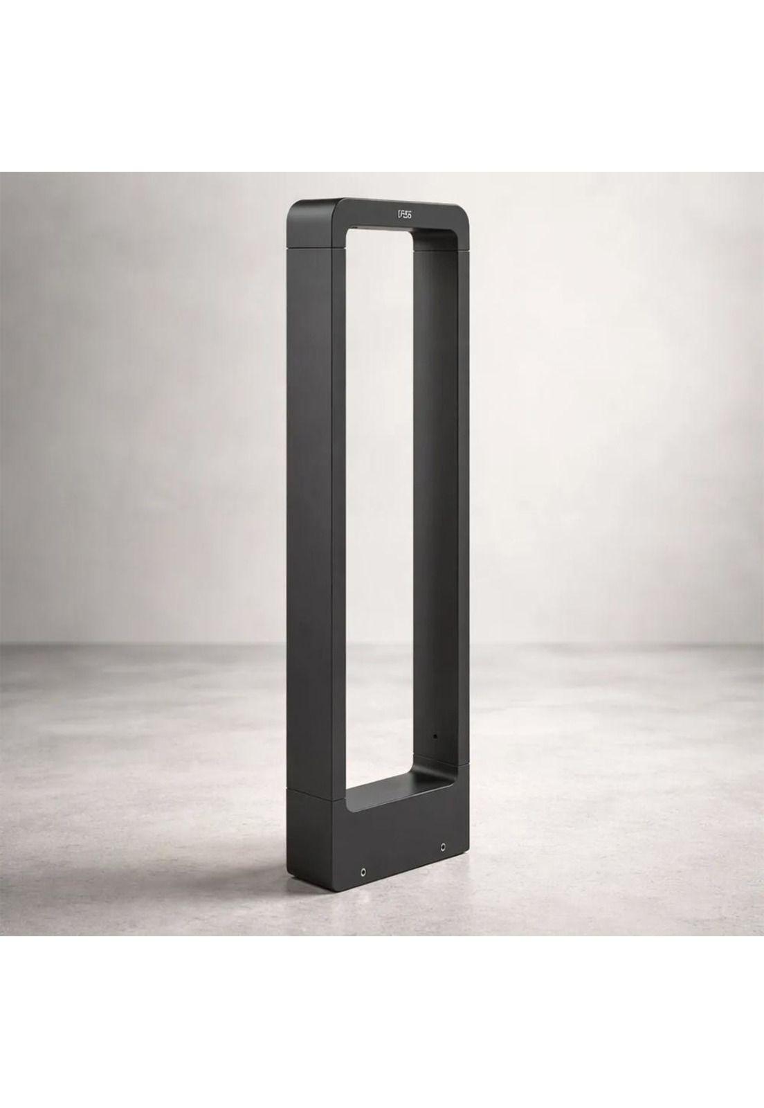 Farol Poste 65cm Back Cob 5w Luz Cálida Gris-3