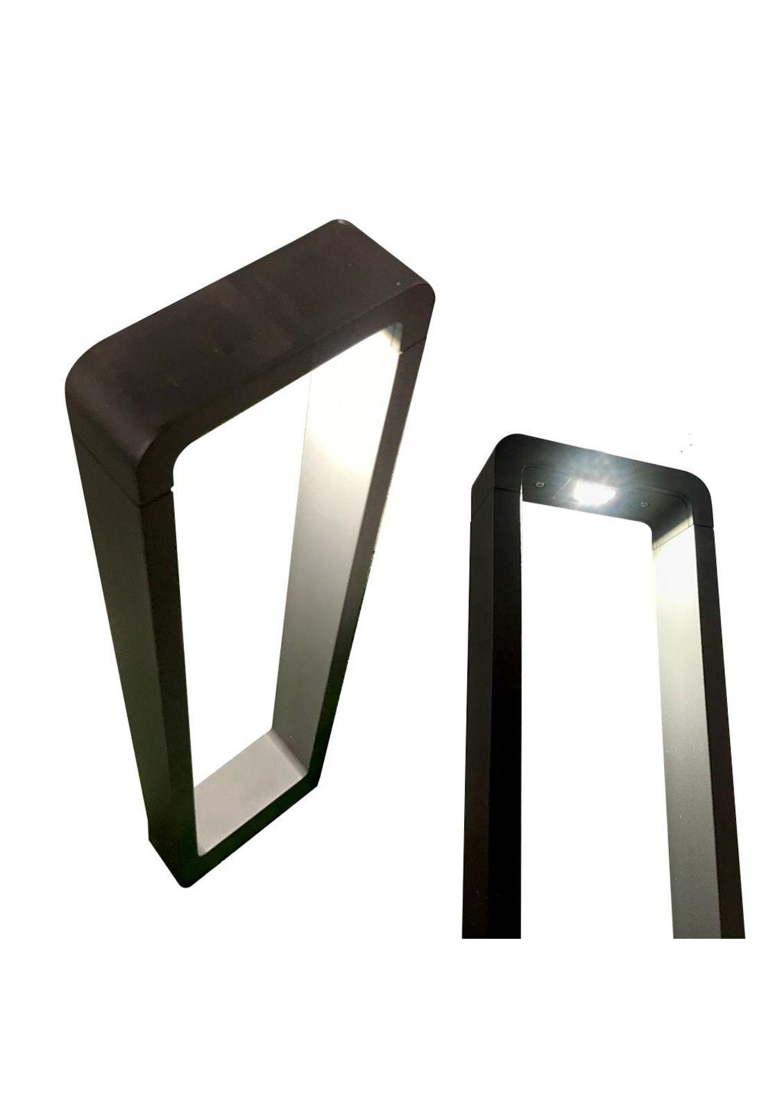 Farol Poste 65cm Back Cob 5w Luz Cálida Gris-4