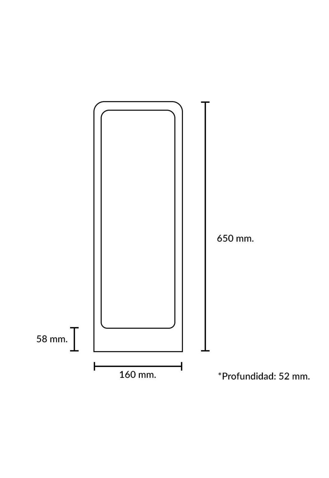 Farol Poste 65cm Back Cob 5w Luz Cálida Gris-6